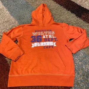 Boys orange hoodie